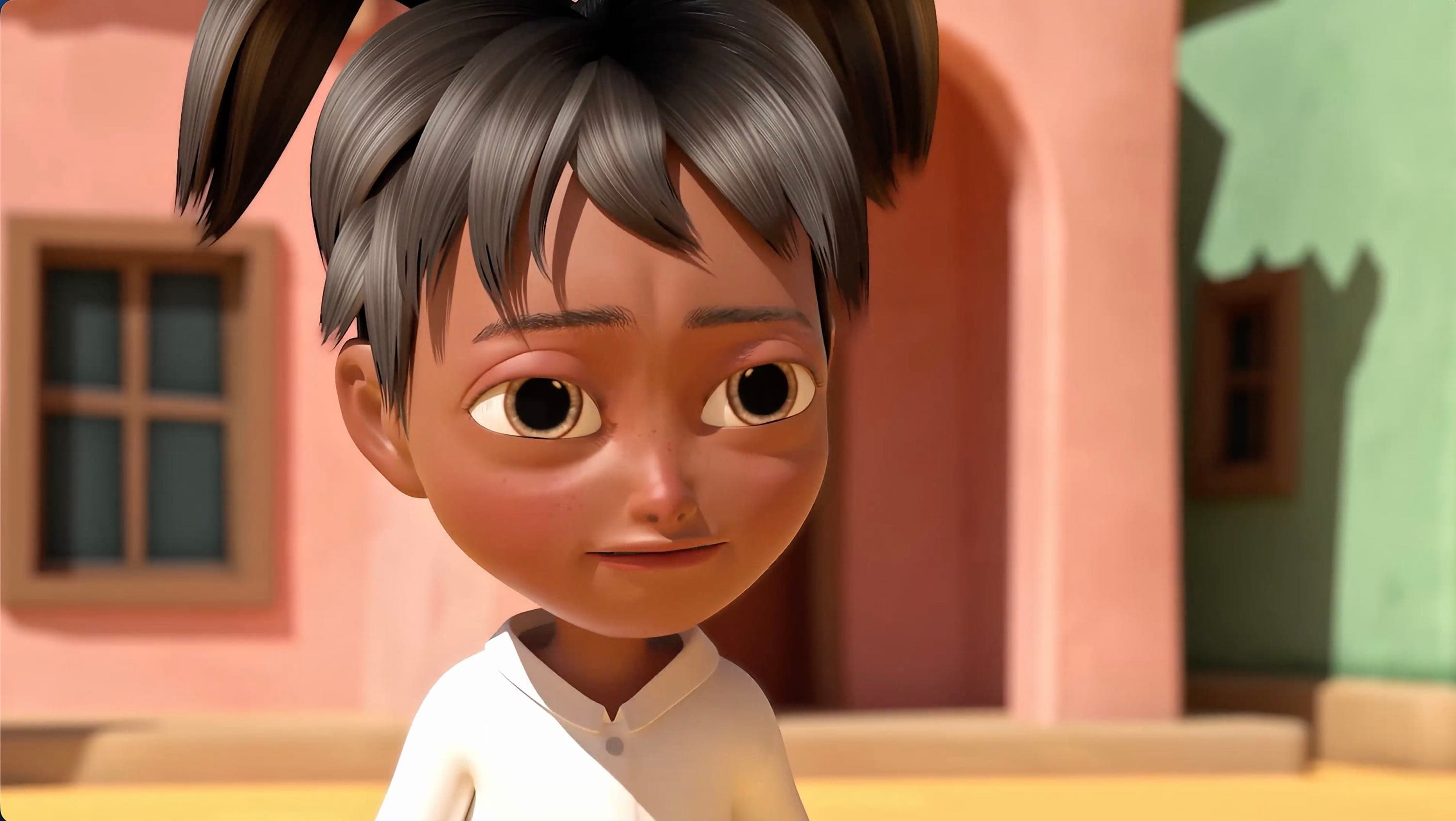 Girl character from The Germ Chasers hygiene education animation